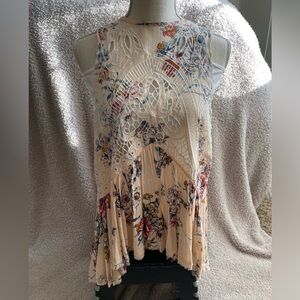 Gimmick light pink floral blouse